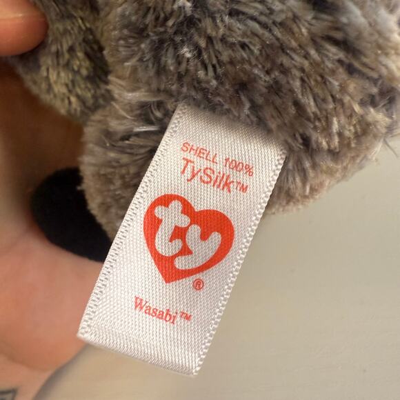 TY Beanie Boo Wasabi Mandrill Plush 6 Inch EUC Retired Soft Toy Collector - Picture 5 of 5